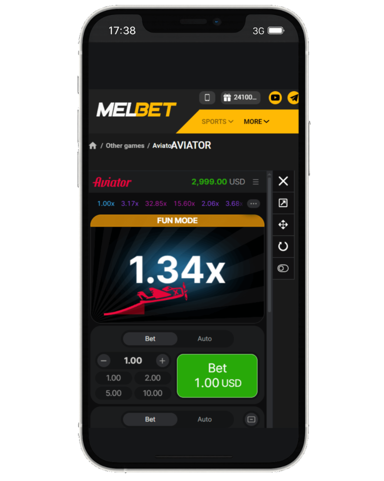 Melbet Aviator ET